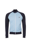 Fred Perry Sportswear Mens Blue Bomber Track Jacket