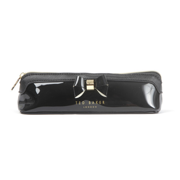 Ted Baker Womens Black Katiya Layered Bow Pencil Case main image