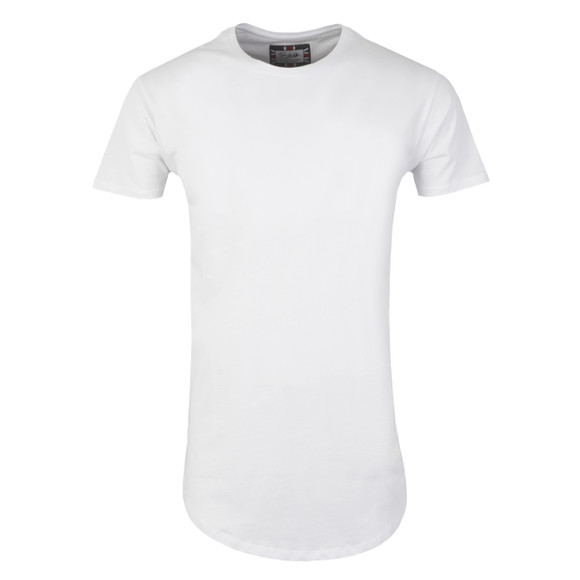 Sik Silk Mens White Reverse Logo T Shirt main image