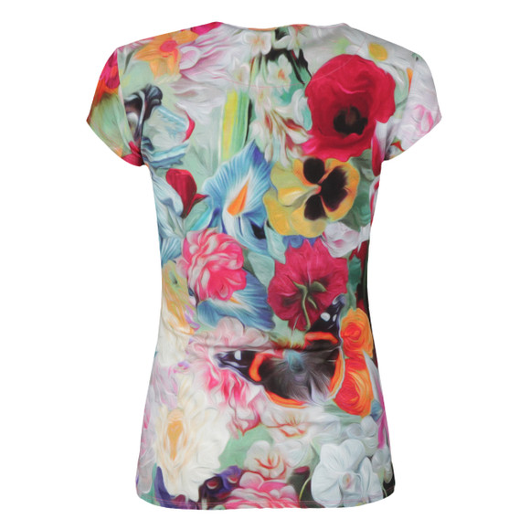 Ted Baker Womens Pink Briana Floral Swirl Print T Shirt #3