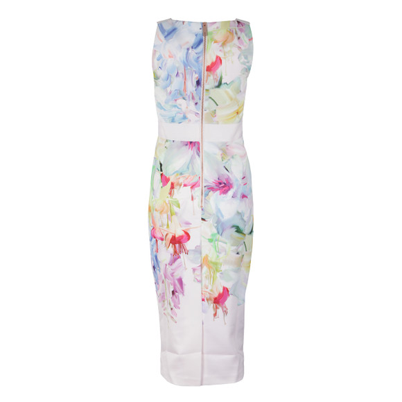 Ted Baker Womens Pink Arienne Hanging Gardens Border Dress #3