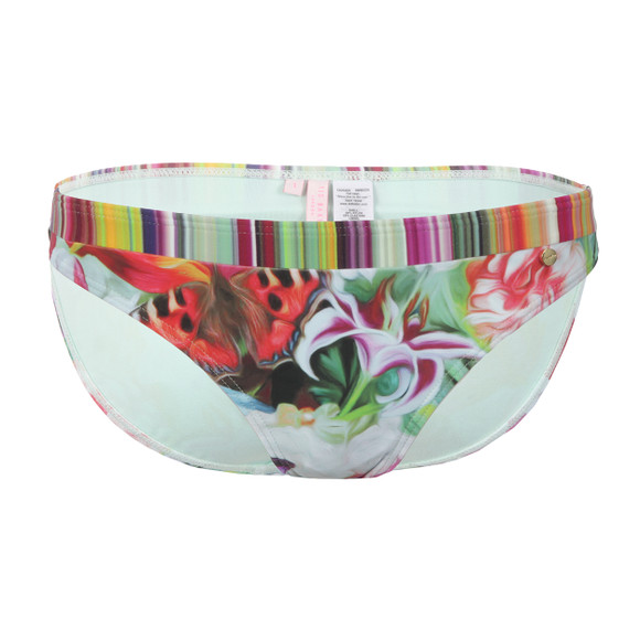 Ted Baker Womens Pink Imarisp Floral Swirl Bikini Bottom #1