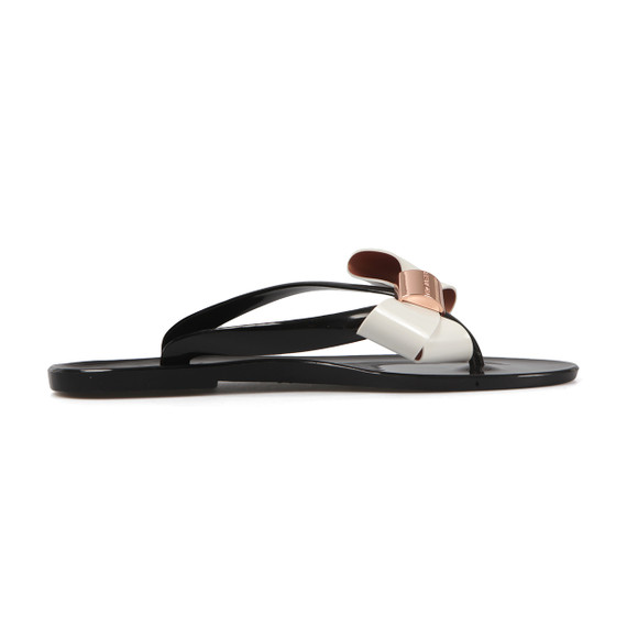 Ted Baker Womens Black Ettiea Bow Flip Flops #3