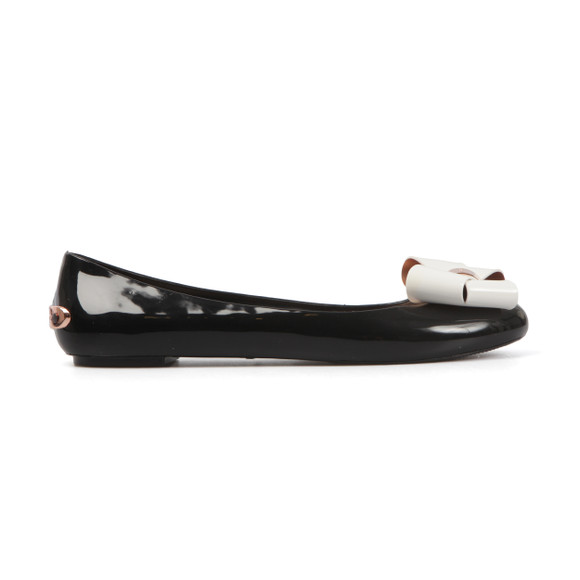 Ted Baker Womens Black Faiyte Large Bow Jelly Pumps main image