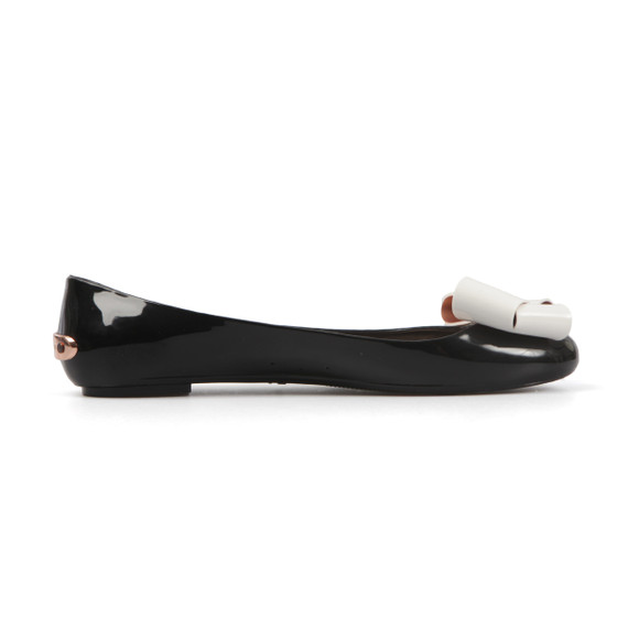 Ted Baker Womens Black Faiyte Large Bow Jelly Pumps main image