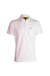 Pretty Green Mens White Pretty Green White Jersey Pocket Polo