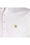 Pretty Green Mens White Pretty Green White Jersey Pocket Polo