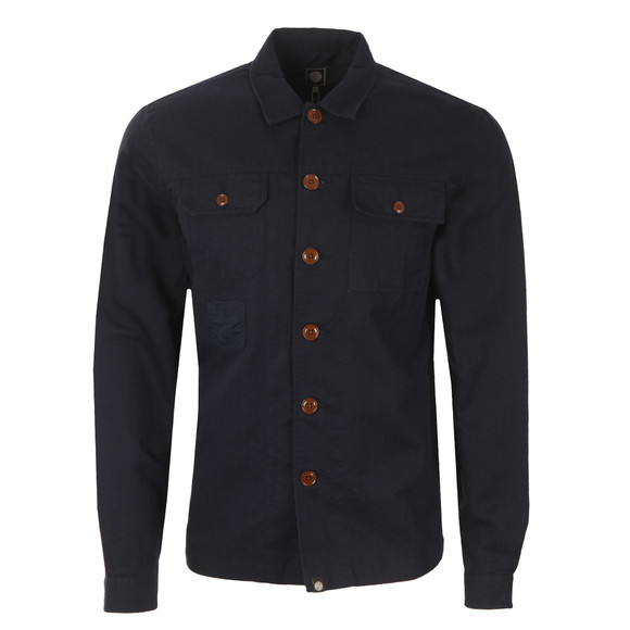 Pretty Green Mens Blue Stamford Shirt main image