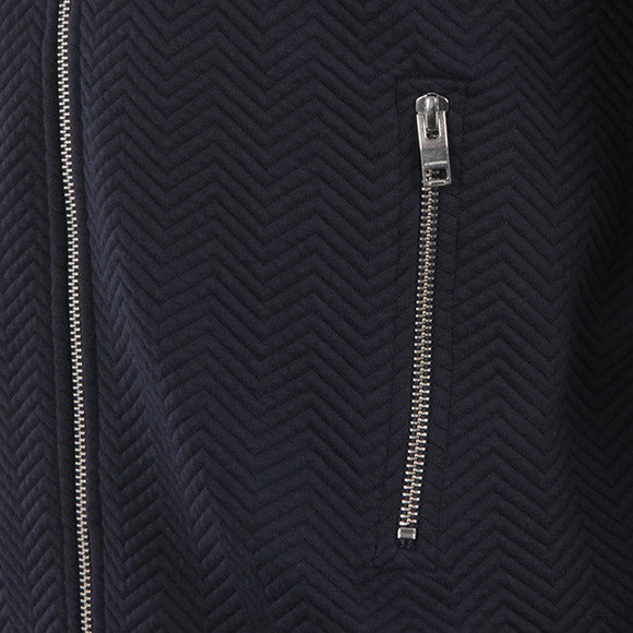 J.Lindeberg Mens Blue Randall Herringbone Quilt Sweatshirt #2