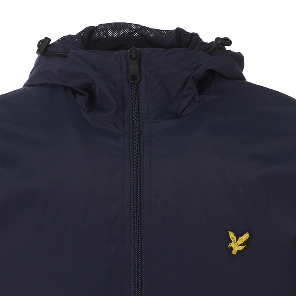 Lyle & Scott Mens Blue Zip Through Hooded Jacket main image