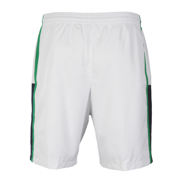 Lacoste Sport Mens White Lacoste GH314T Panel Shorts main image