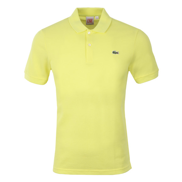 Lacoste Live Mens Yellow Plain Polo Shirt PH0587 #1