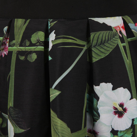 Ted Baker Womens Black Emmalin Secret Trellis Midi Full Skirt #2