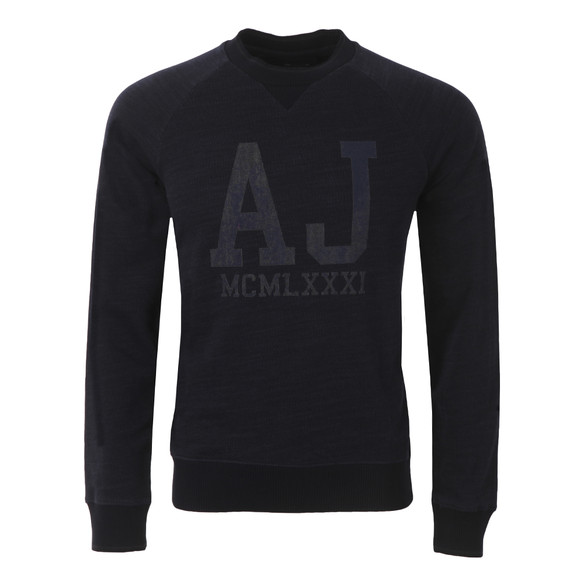 Armani Jeans Mens Blue C6M07 Sweatshirt main image