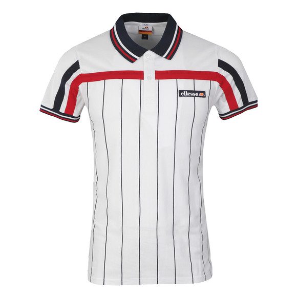 Ellesse Mens White San Leo Polo Shirt main image