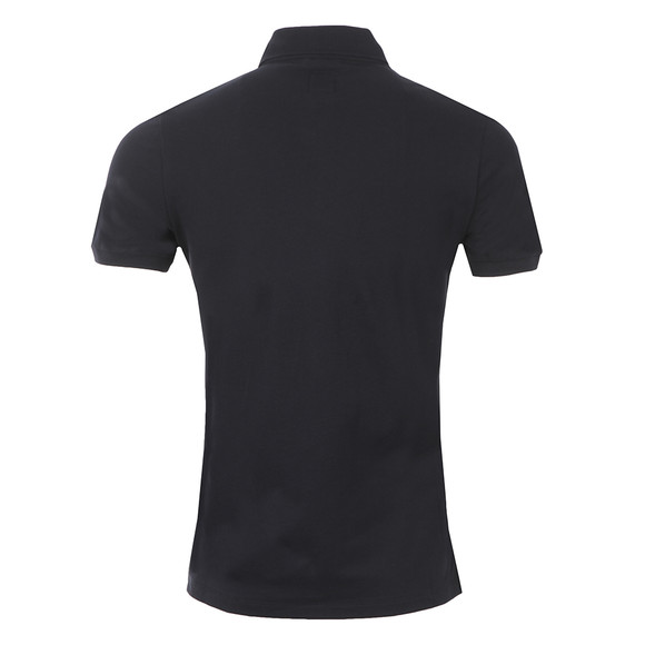Baracuta Mens Blue Badge Pique Polo Shirt main image