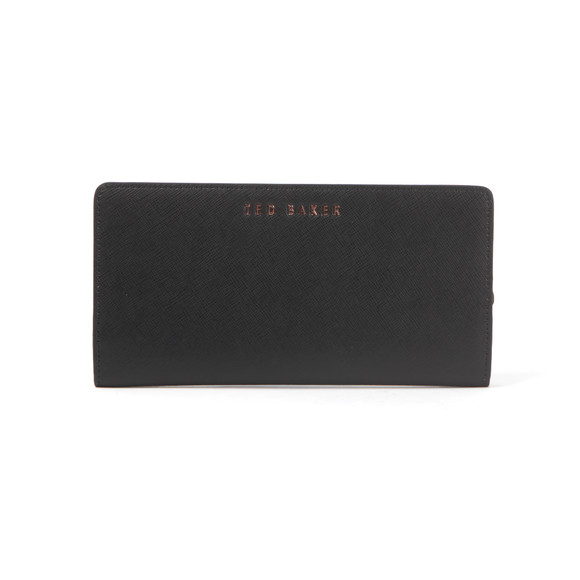 Ted Baker Womens Black Auriell Colourblock Crosshatch Matinee Purse #1