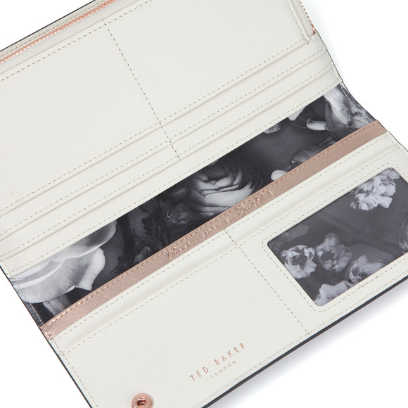 Ted Baker Womens Black Auriell Colourblock Crosshatch Matinee Purse #3