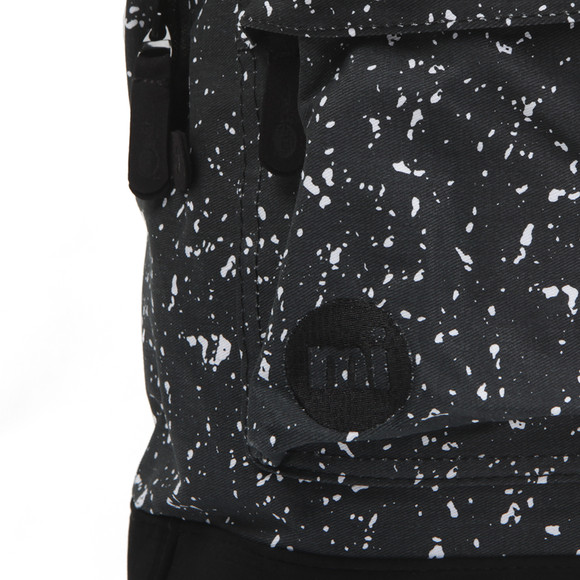 Mi Pac Unisex Black Splattered Backpack main image