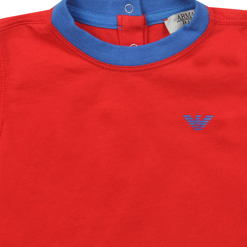 Armani Baby CDH02 Plain T Shirt Oxygen Clothing