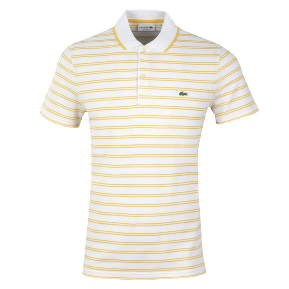 Lacoste Mens White PH6997 Polo Shirt #1