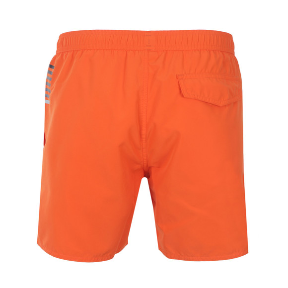 EA7 Emporio Armani Mens Orange Sea World Swim Shorts main image