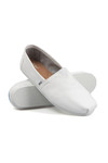 Toms Mens White Classic Canvas Espadrilles