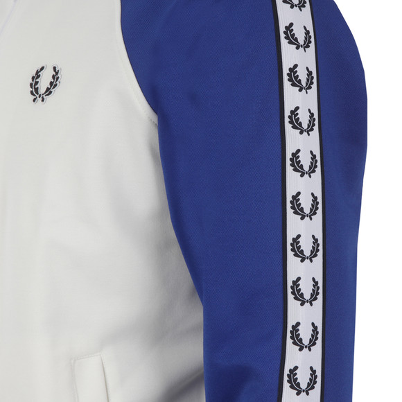 Fred Perry Sportswear Mens White Colour Block Tape Track Top main image