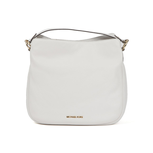 Michael Kors Womens White Heidi Mid Shoulder Bag #1