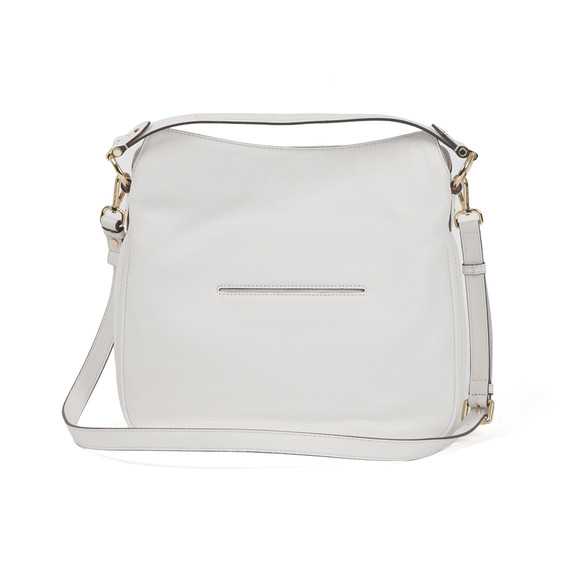 Michael Kors Womens White Heidi Mid Shoulder Bag #2