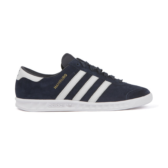 adidas Originals Mens Blue Hamburg Trainer main image