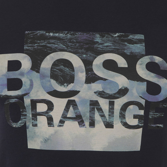 BOSS Casual Mens Blue Terko 1 T Shirt #2