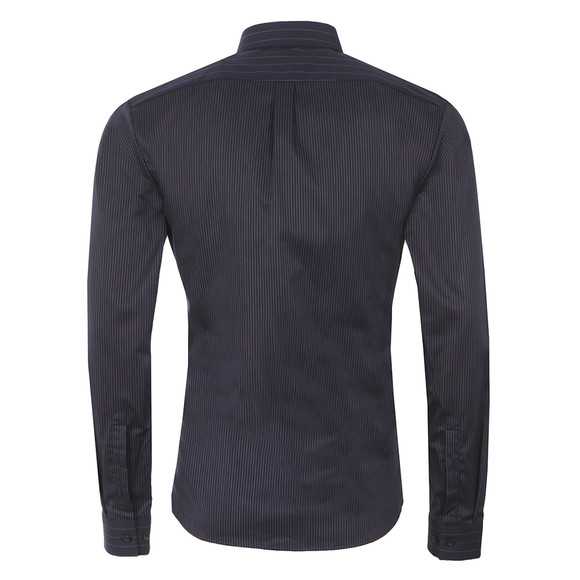 HUGO Mens Blue Ero3 Pinstripe Shirt #3