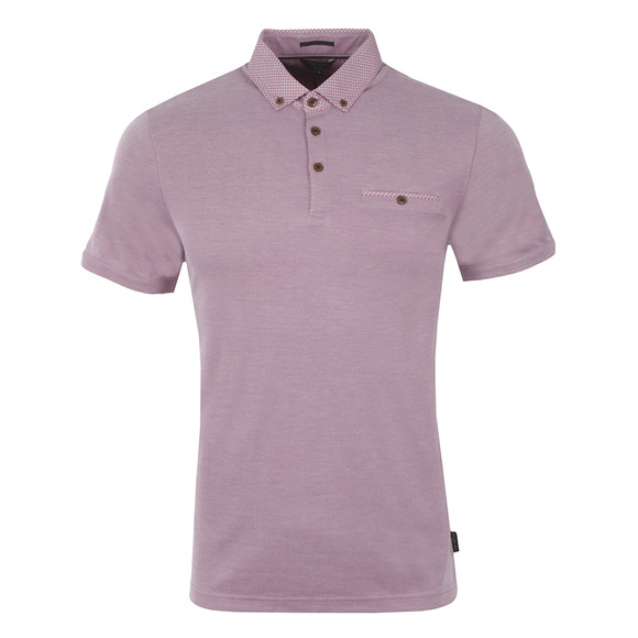 Ted Baker S/S Woven Collar Polo | Oxygen Clothing