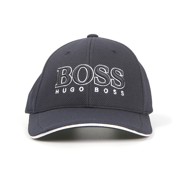 BOSS Mens Blue Large Logo Cap #1