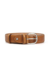 Barker Mens Brown Plain Belt