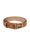Barker Mens Brown Plain Belt