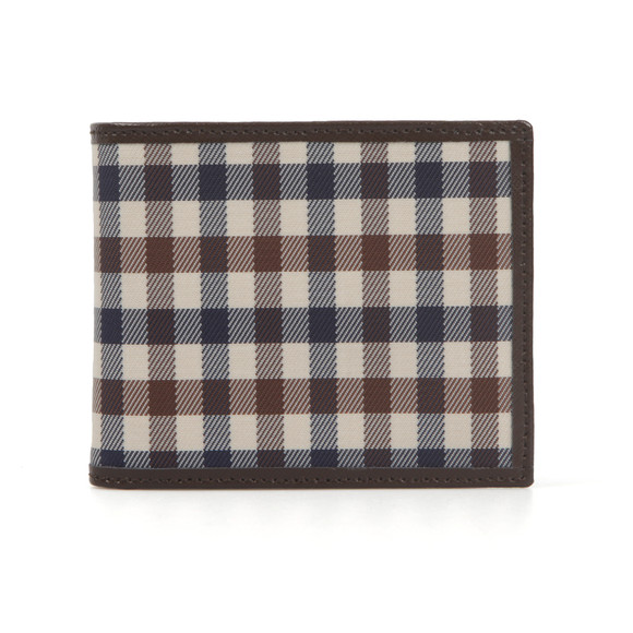 Aquascutum Mens Brown Wallet And ID Sleeve #1