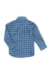 Gant Boys Blue Baby Dogleg Poplin Check Shirt