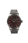 Nixon Mens Grey Nixon Sentry SS Watch