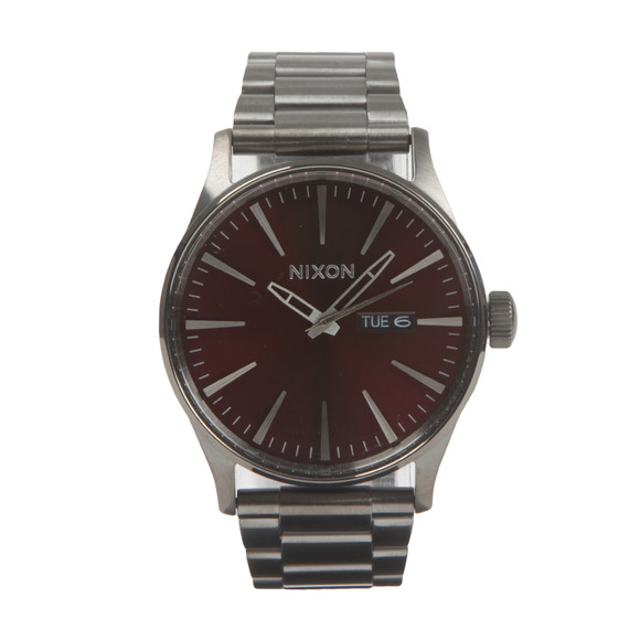 Nixon Mens Grey Nixon Sentry SS Watch main image