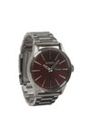 Nixon Mens Grey Nixon Sentry SS Watch