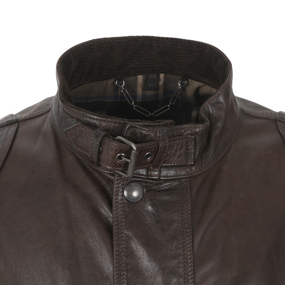 Belstaff Mens Brown Panther 4 Pocket Leather Jacket main image