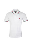 Pretty Green Mens White New Twin Tipped Polo