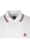 Pretty Green Mens White New Twin Tipped Polo