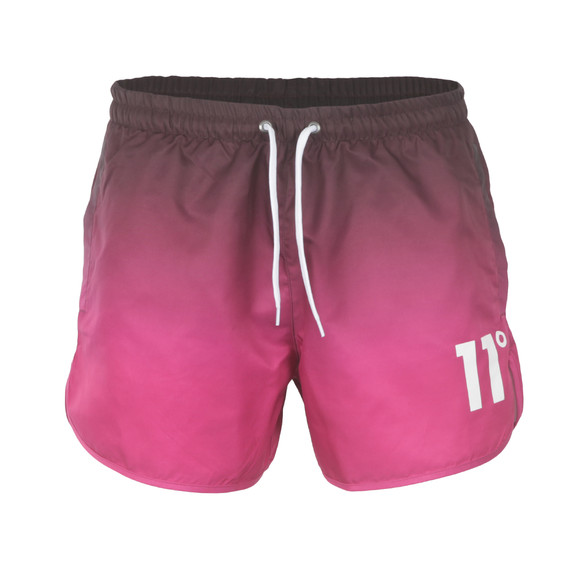 Eleven Degrees Mens Pink Retro Swim Shorts main image