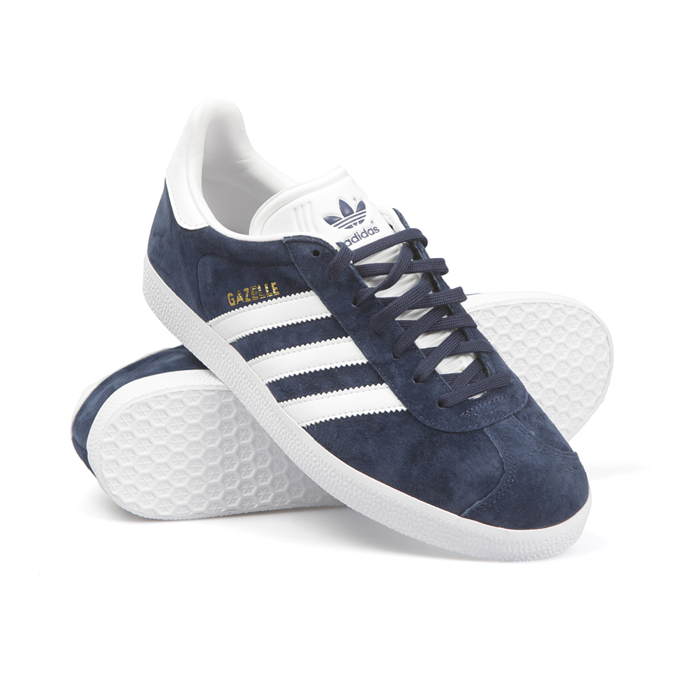mens blue gazelle trainers