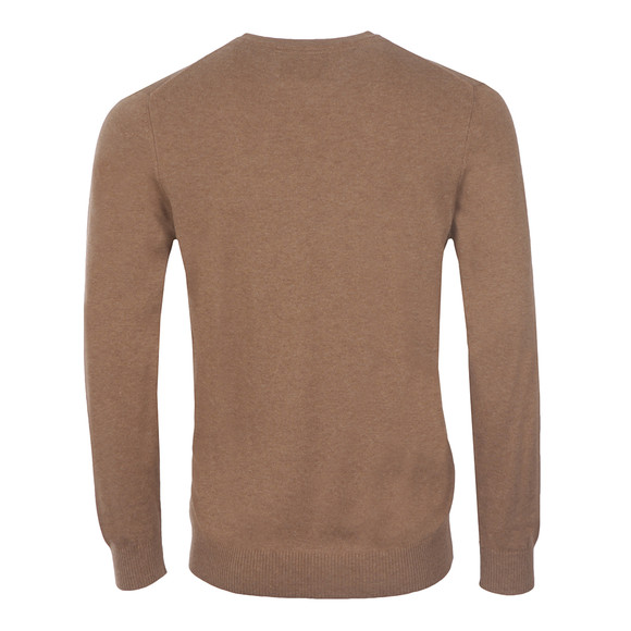 Lyle & Scott Mens Brown V Neck Jumper main image