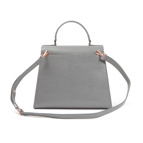 Ted Baker Womens Grey Ellice Caviar Leather Top Handle Bag main image