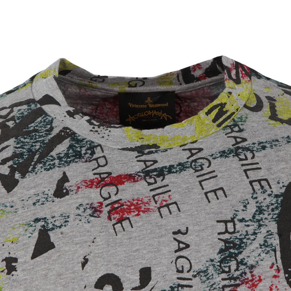 Vivienne Westwood Anglomania Newspaper Rubbish T Shirt | Oxygen